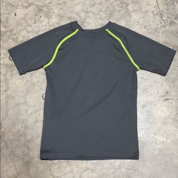 Gap Fit Active S/S Crew Boys T-shirt Grey size S - Picture 4 of 7